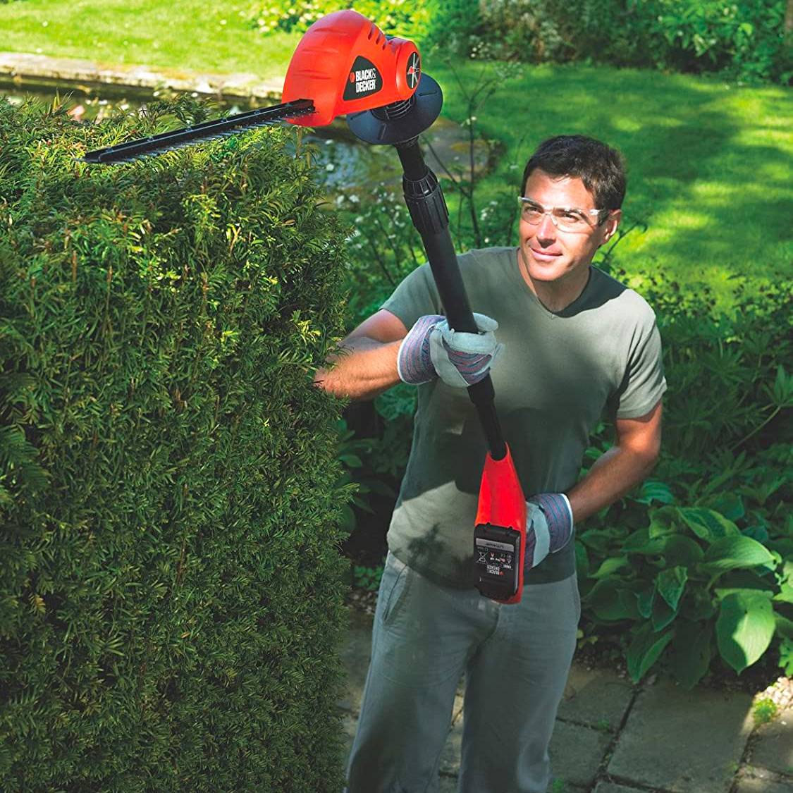 Black & Decker - Taille-Haies longue portée sans fil LITHIUM 18 V - 43cm (sans batterie) BLACK+DECKER GTC1843LB-QW - Image 4