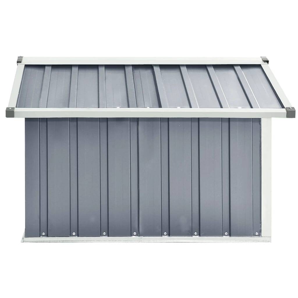 Helloshop26 - Abri pour robot de jardin 92 x 97 x 63 cm acier galvanisé gris - Imagen 5