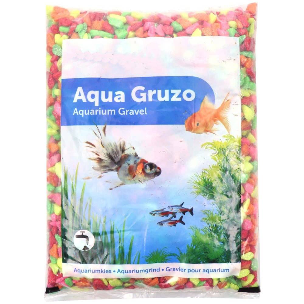 Gravier brillant Néon rainbow 1 kg aquarium - Imagen 2