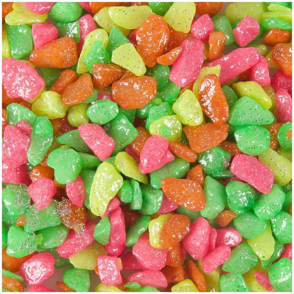Gravier brillant Néon rainbow 1 kg aquarium - Imagen 1