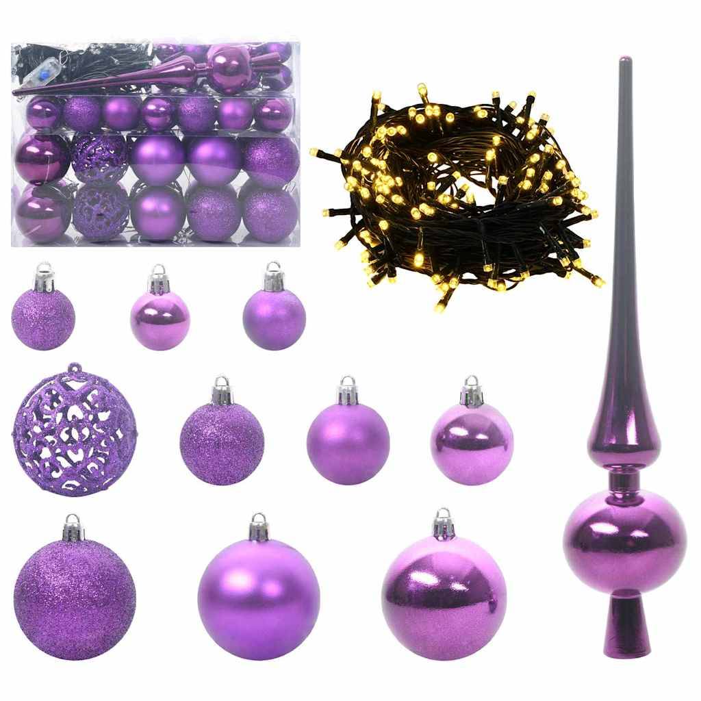 Sapin de Noël | Arbre de Noël artificiel Vert 150 cm PVC, plastique et acier Maison Chic - Image 6