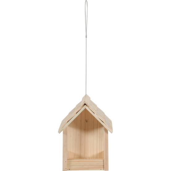 Zolux - Mangeoire Cup Grizzli 3 en 1 , toit en bois, pour oiseaux - Image 2