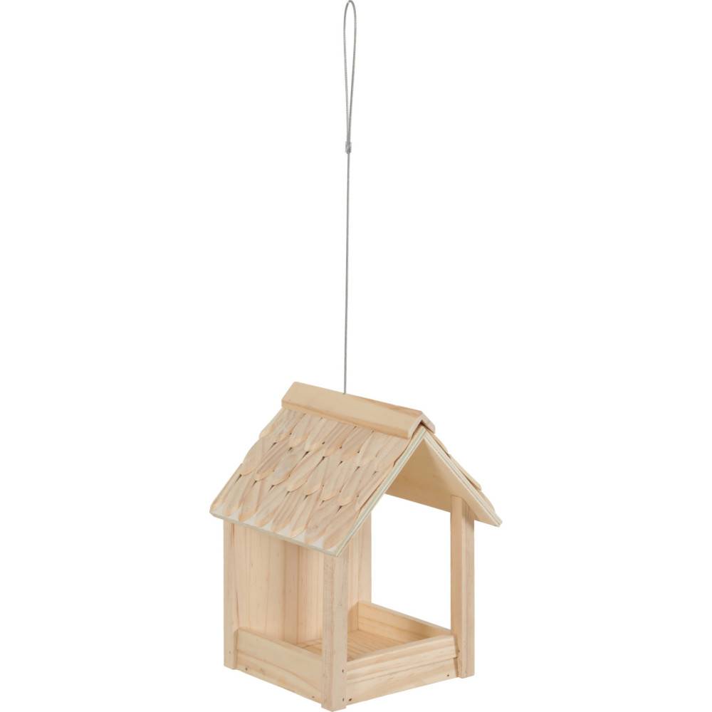 Zolux - Mangeoire Cup Grizzli 3 en 1 , toit en bois, pour oiseaux - Image 5