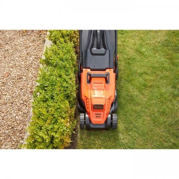 Tondeuse a Gazon Filaire BLACK+DECKER BEMW471BH-QS 1600W 38 cm - 6 Hauteurs Réglables - Image 5