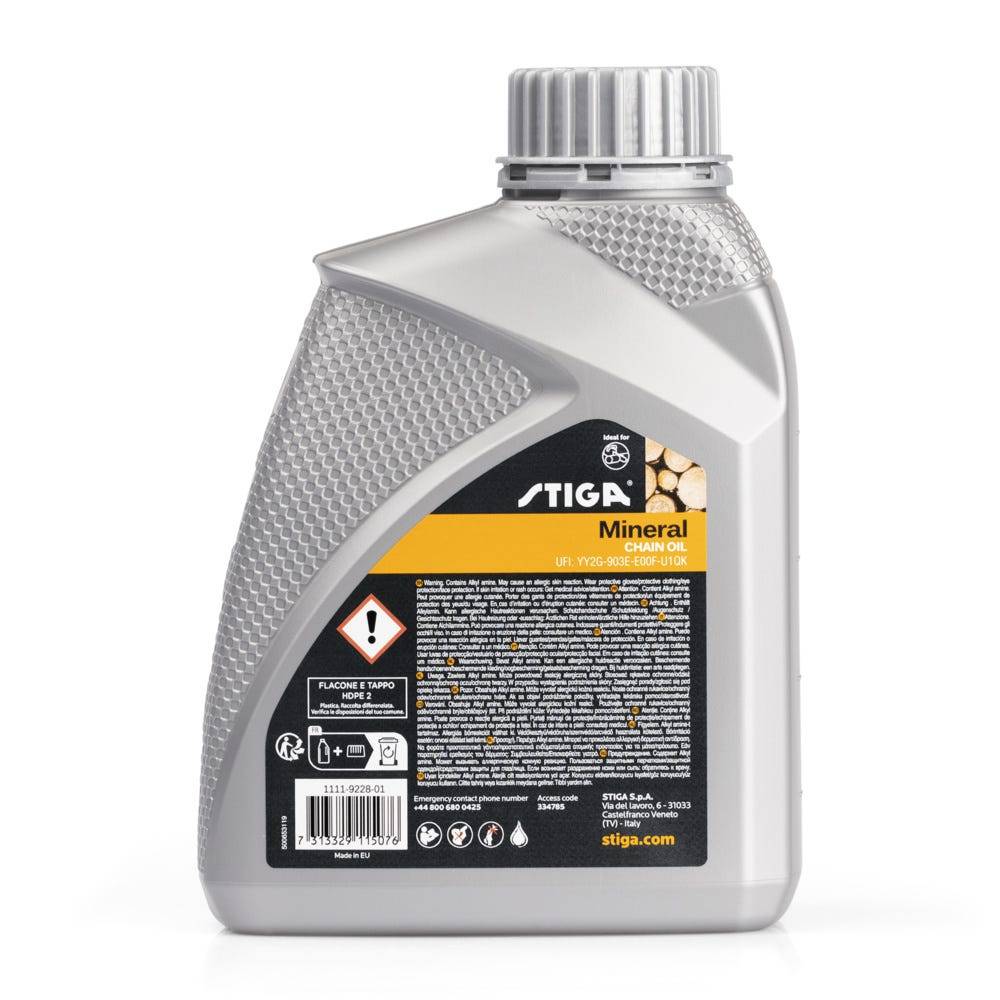 Stiga - Huile de chaîne minérale 1 litre-STIGA - Image 2