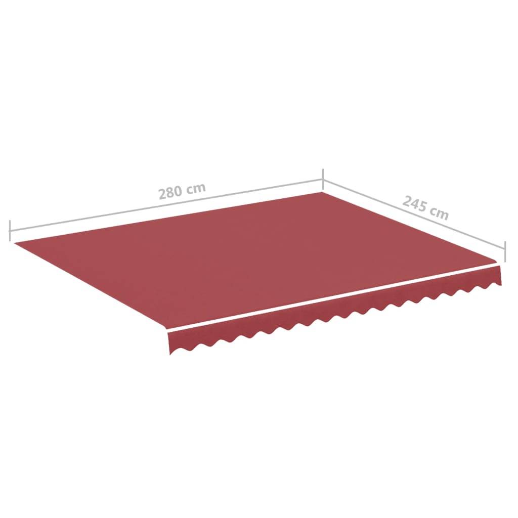 Prolenta Premium - Store banne  Juna Rouge  280 X 245 cm  - P87209R - Image 6