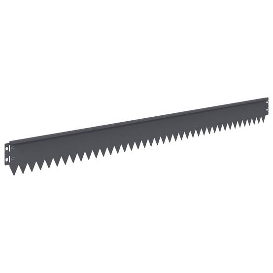 Bordure de jardin acier séparation espaces extérieurs parterres 10 pcs 103x10cm anthracite - ComfortXL Outdoor Living - Image 6