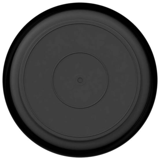 Plateau à fleurs rond Plastique Noir Ø 15,5 x 2 cm - PANGIVO - Image 6