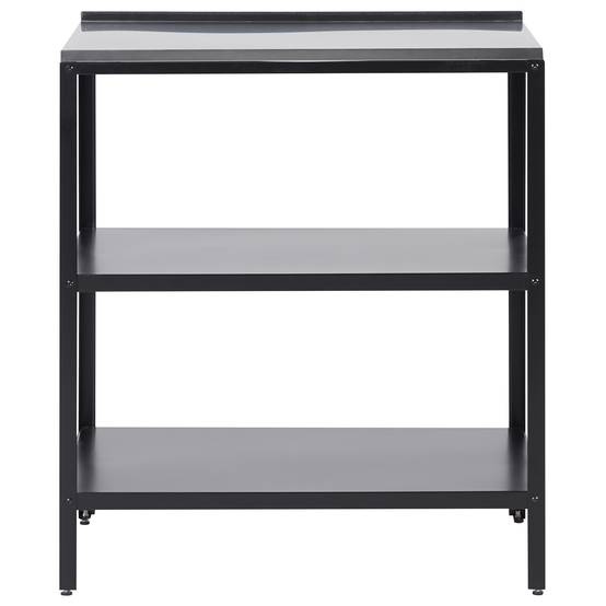 Beliani - Cuisine de jardin Acier Noir VILAMA - 80x50x90- Beliani - Image 4