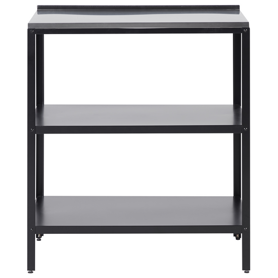 Beliani - Cuisine de jardin Acier Noir VILAMA - 80x50x90- Beliani - Image 5