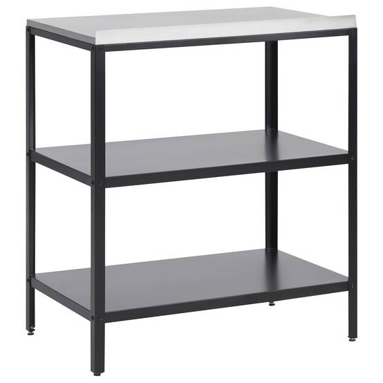 Beliani - Cuisine de jardin Acier Noir VILAMA - 80x50x90- Beliani - Image 6