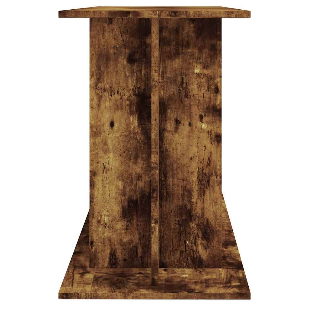 Meuble pour Aquarium Bois d'Ingénierie pour Salon avec Rangement 120x40x60 cm Chêne Fumé - ComfortXL Outdoor Living - Image 5