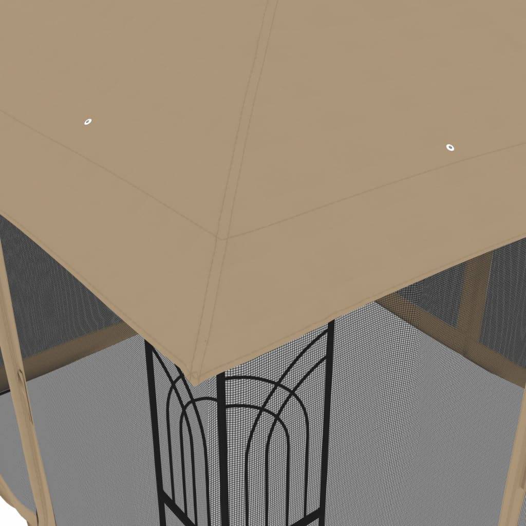 Prolenta Premium - Pergola acier taupe 2,94 x 2,94 x 2,7 m - Prolenta premium p3217.9 - Image 7