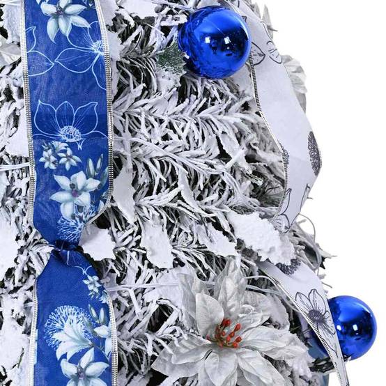 Vidaxl - Sapin de Noël artificiel Blanc 180 cm PVC vidaXL 42018636 - Image 7