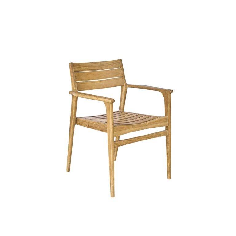 Wilsa Garden - Ensemble en teck massif 2/4 places avec 2 fauteuils NAPLES - Imagen 6