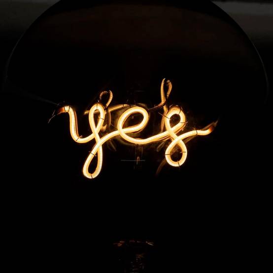 Ampoule Décorative à Filament "Yes" 17cm Ambre - Image 2