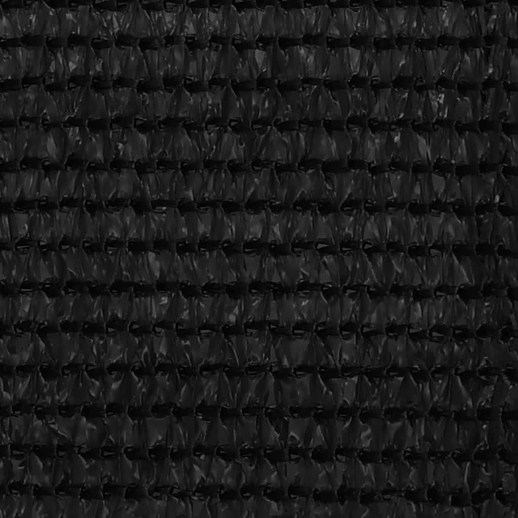 Helloshop26 - Écran de balcon brise pare vue protection confidentialité 120 x 500 cm PEHD noir - Imagen 2