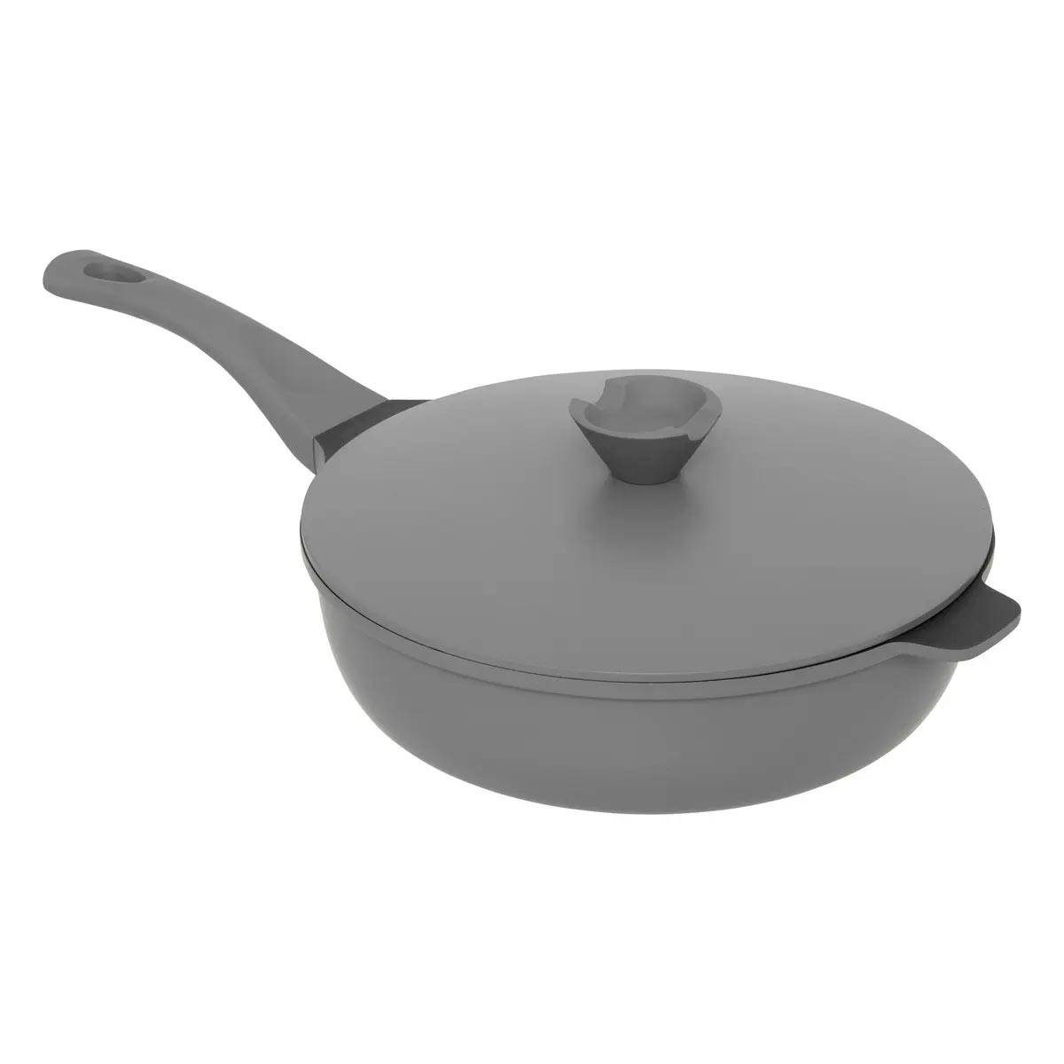 Sauteuse Avec Panier Vapeur "Kirk" 28cm Gris - Image 2
