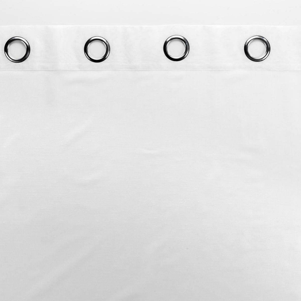 Rideau Voilage à Œillets "Voilizea" 140x240cm Blanc - Image 3