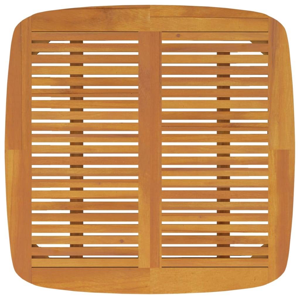 Maison Chic - Ensemble de 3 pcs table de jardin avec chaises - mobilier de jardin Bois d'acacia solide-JU2803 - Image 6