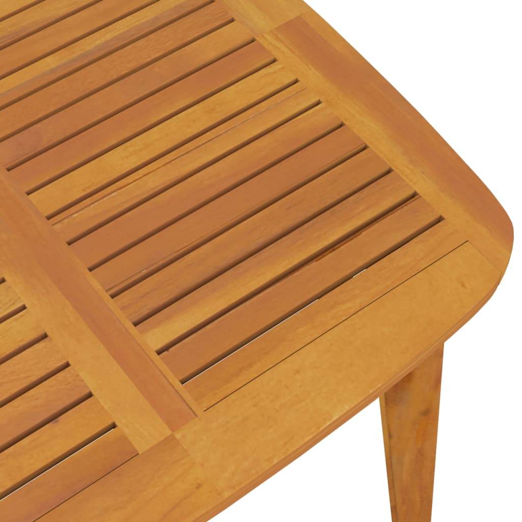 Maison Chic - Ensemble de 3 pcs table de jardin avec chaises - mobilier de jardin Bois d'acacia solide-JU2803 - Image 5