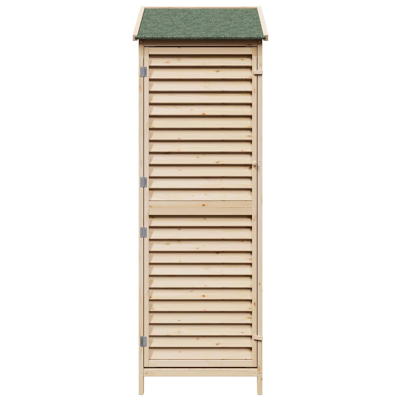 PANGIVO - Abri de jardin bois de sapin naturel 59 x 56 x 176 cm - PANGIVO - Image 5