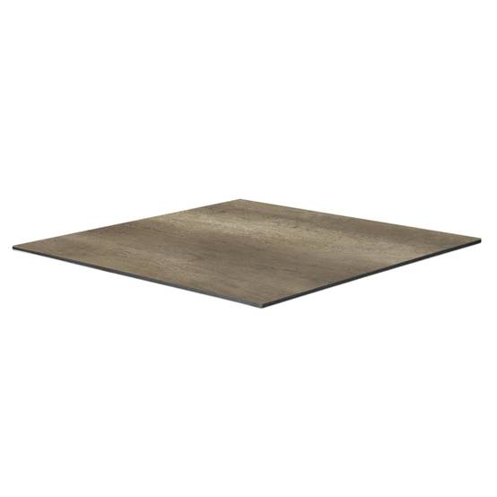 Oviala - Plateau de table stratifié 70x70 cm chêne fumé Opera - Oviala - Image 1