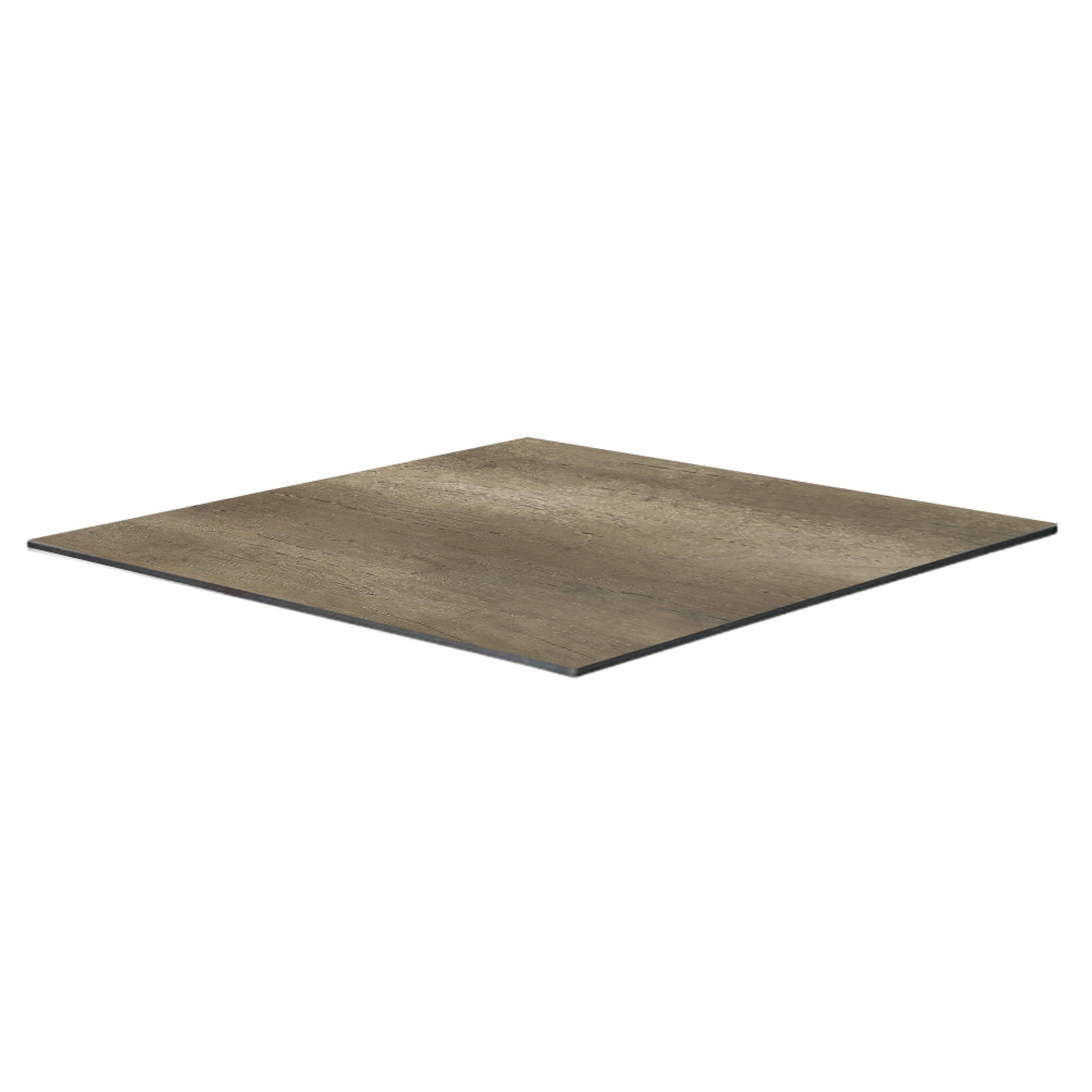 Oviala - Plateau de table stratifié 70x70 cm chêne fumé Opera - Oviala - Image 1