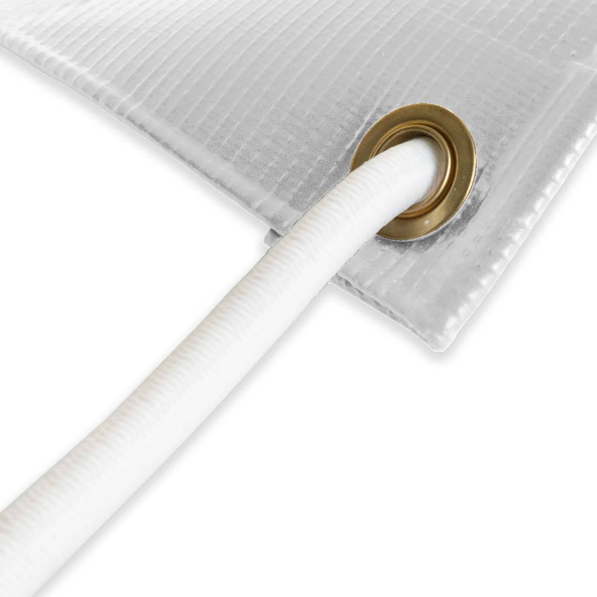 Sandow élastique Blanc 100 mètres 9SW - Qualité PRO - Tendeur pour bâche de diamètre 9 mm TECPLAST - Image 4