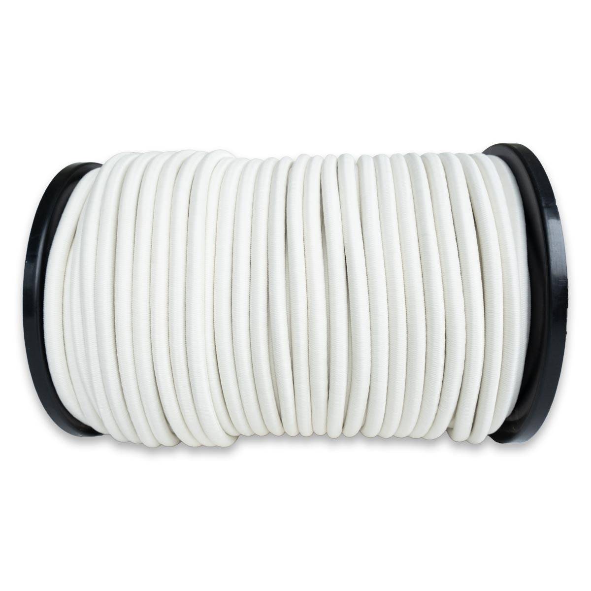 Sandow élastique Blanc 100 mètres 9SW - Qualité PRO - Tendeur pour bâche de diamètre 9 mm TECPLAST - Image 6