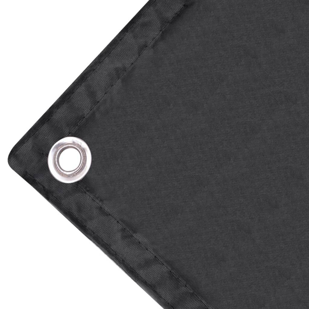 Helloshop26 - Écran de balcon brise pare vue protection confidentialité en tissu oxford 90 x 400 cm anthracite - Imagen 3