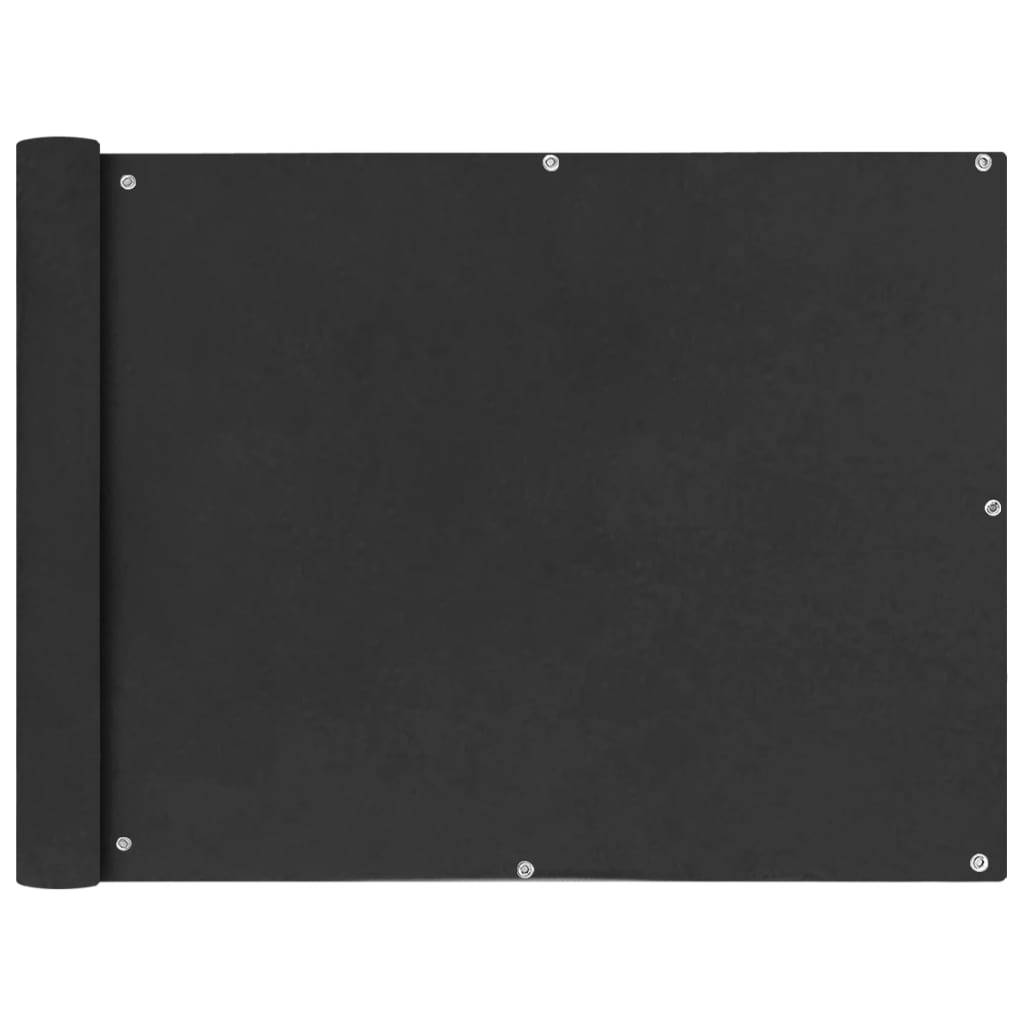 Helloshop26 - Écran de balcon brise pare vue protection confidentialité en tissu oxford 90 x 400 cm anthracite - Imagen 1