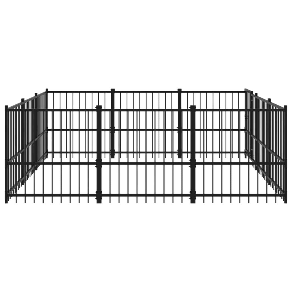 Vidaxl - Chenil d'extérieur pour chiens Acier 8,47 m² vidaXL 3124616 - Imagen 5