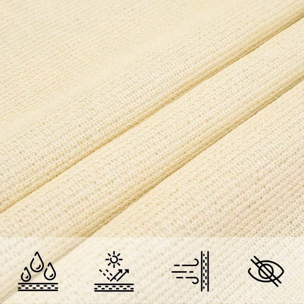 Vidaxl - Voile d'ombrage 160 g/m² Crème 5x7 m PEHD vidaXL 311192 - Imagen 6