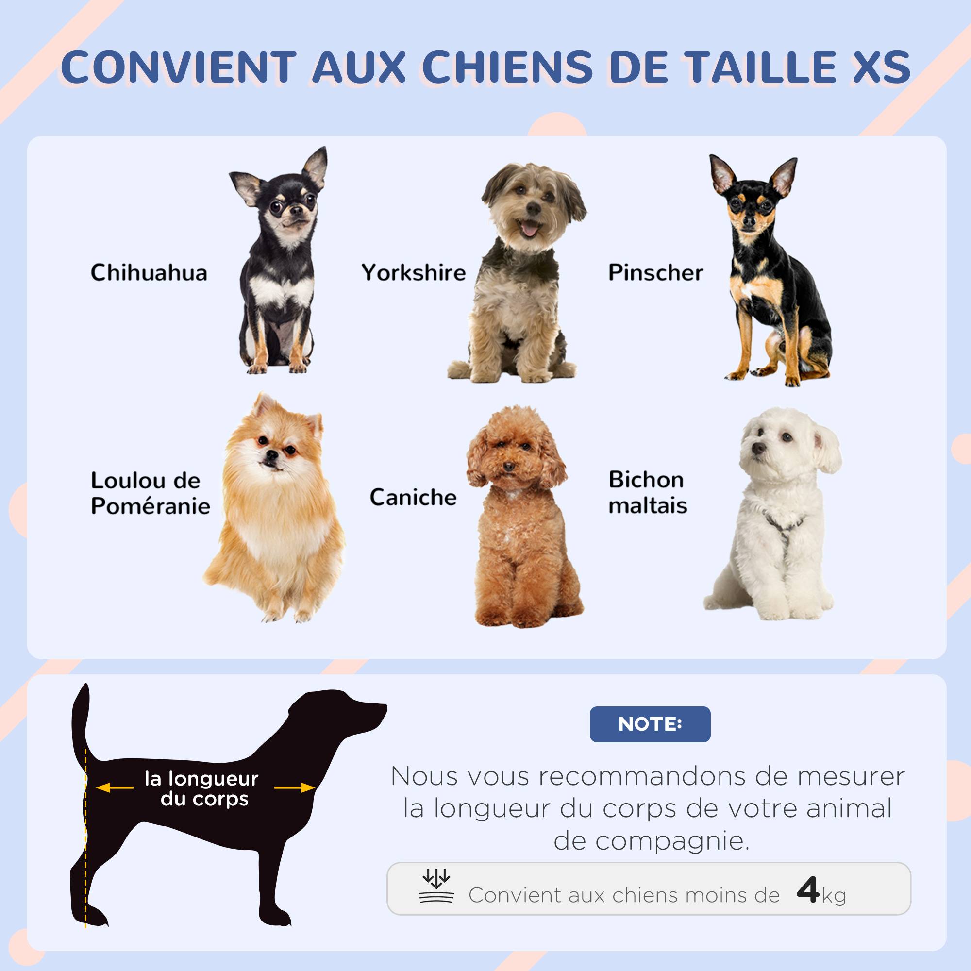Niche extérieure en plastique pour petits chiens avec aération optimale 60x42cm Bleu - ComfortXL Outdoor Living - Image 6