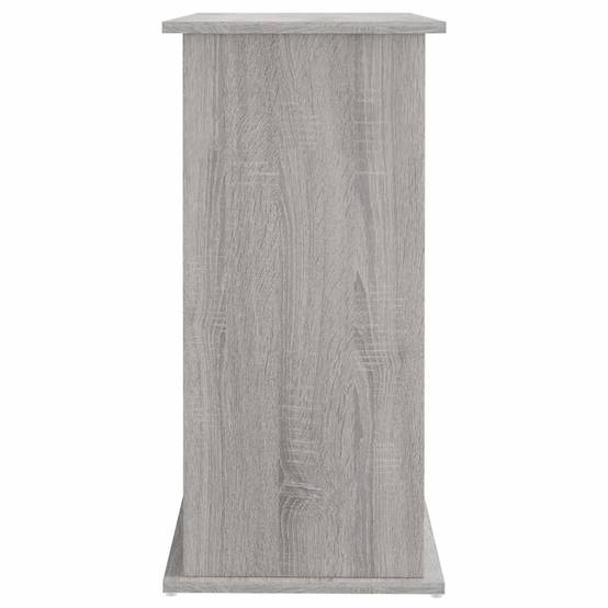 Meuble Aquarium Compact Rangement Fermé Bois d'ingénierie Sonoma Gris 81 cm - ComfortXL Outdoor Living - Image 7