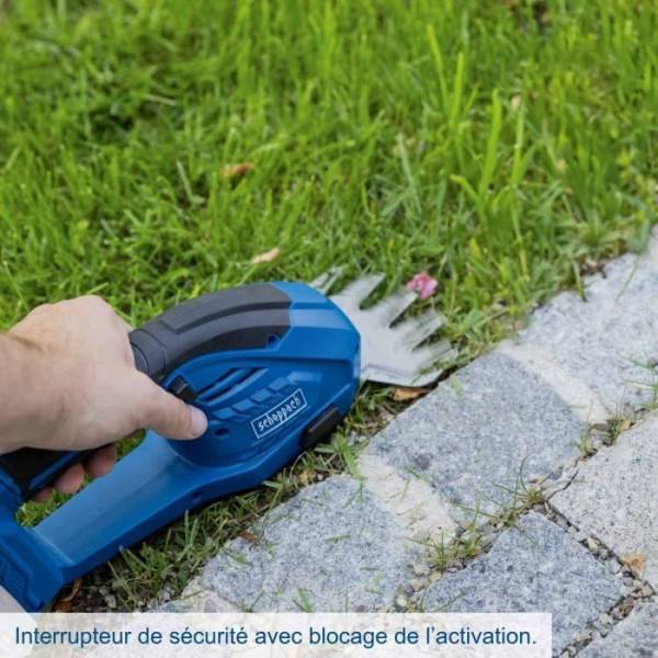 Scheppach - Coupe-bordure/taille-haies sans fil SCHEPPACH C-HTGS200-X - Set S - 2 en 1 - Batterie 20V IXES 2Ah + chargeur - Image 6