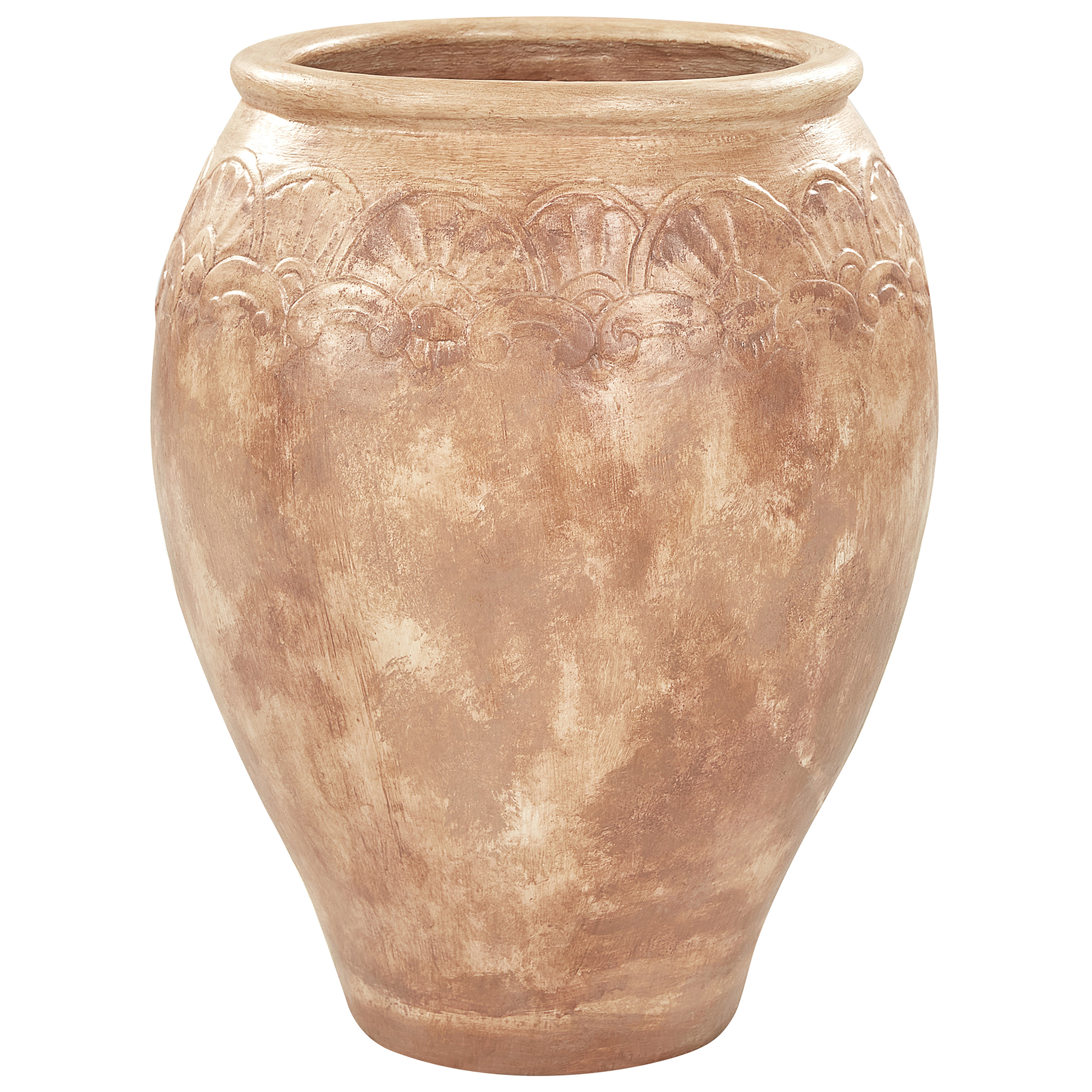 Beliani - Cache-pot d'extérieur Terre cuite Marron PYRUS - Beliani - Imagen 2