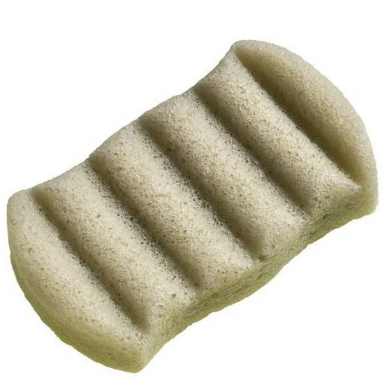 Sun&Sia - Éponge Konjac XL à l'Argile Verte 100% Naturelle – Nettoie en Profondeur et en Douceur, Soin Naturel, Tous Types de Peau - Image 2