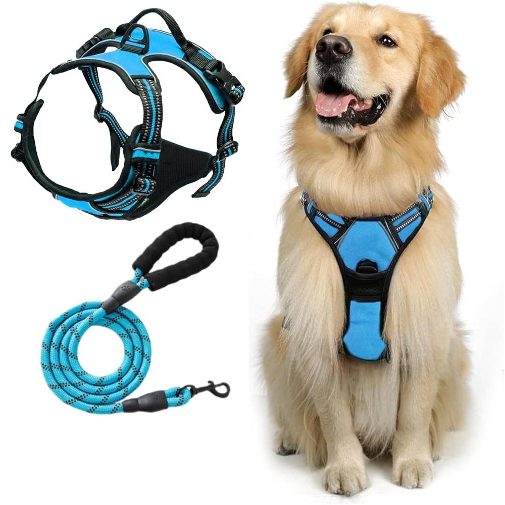 Harnais Anti Traction pour pour Moyen Chien m - IntiMeg - Image 1