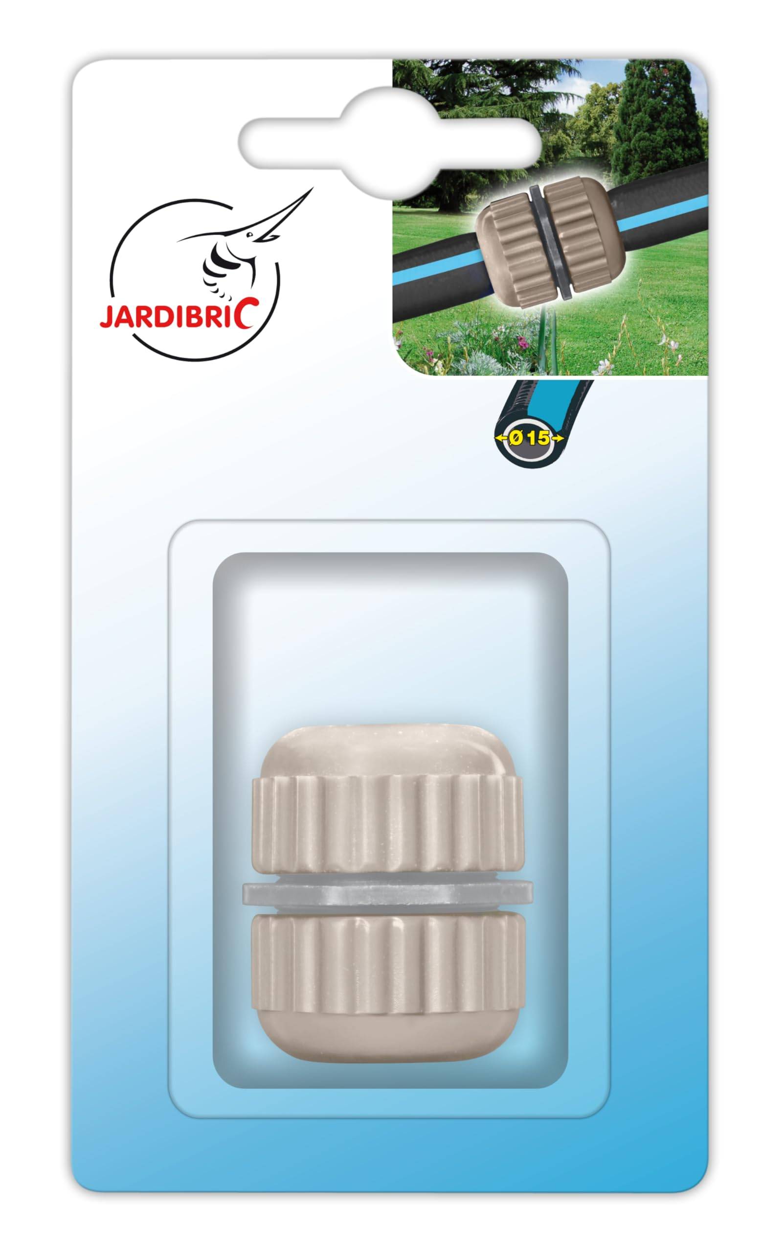 Jardibric - Jardibric - Réparateur Tuyau Arrosage 15 mm - Raccord Jonction Droite Réparation Tuyau Jardin - Image 4
