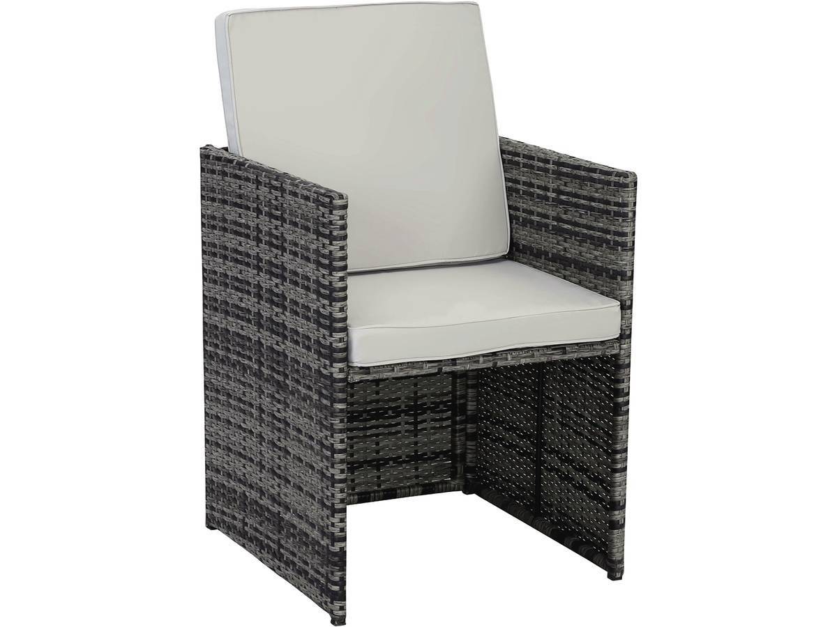 Habitat Et Jardin - Lot De 2 Fauteuils Chicago - "florida" - Gris -habitat Et Jardin - Imagen 2