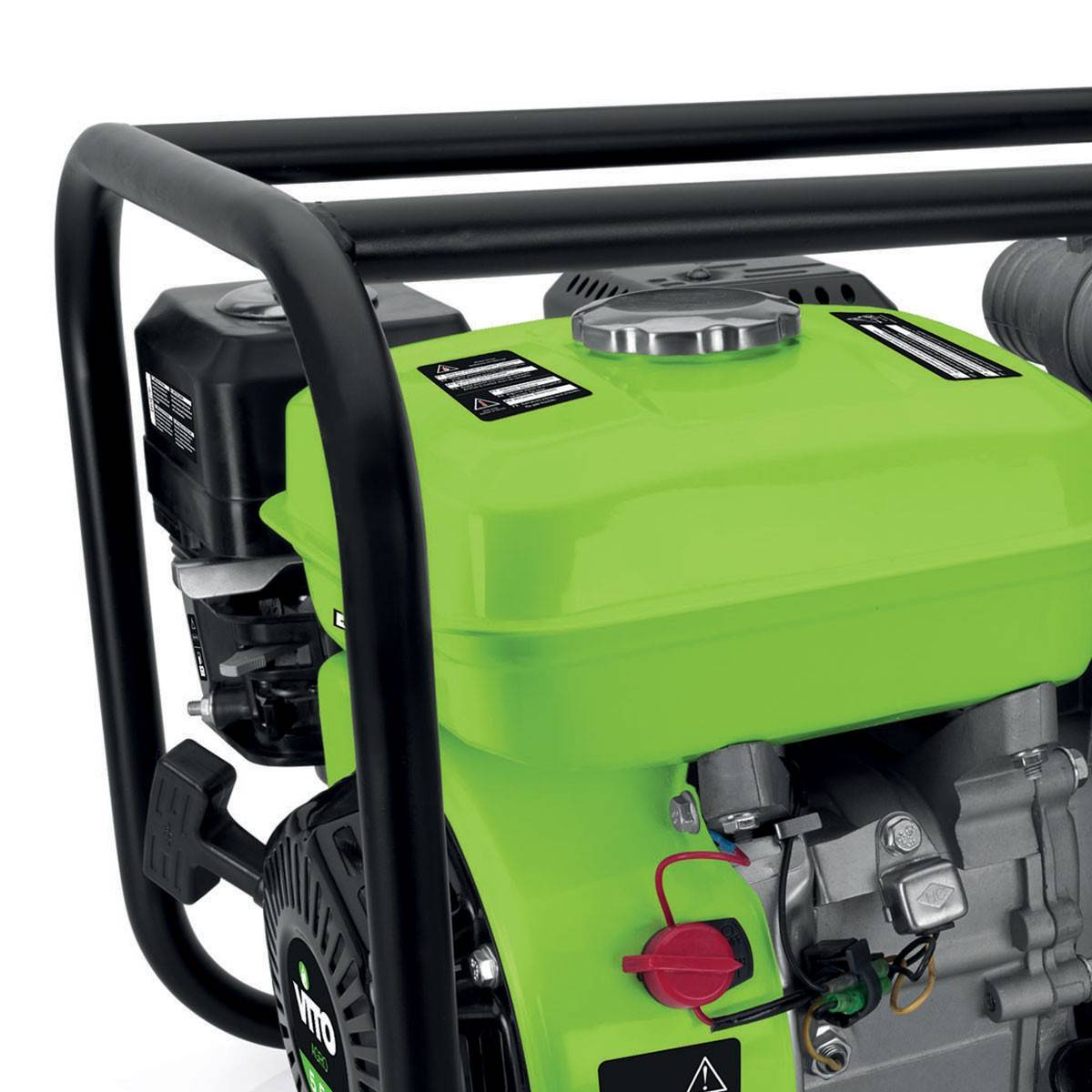 Pompe à eau thermique 5.5 CV 163 cm³ Motopompe Autonomie 3h Débit 30m³/h Raccord 50 mm VITO - Imagen 6