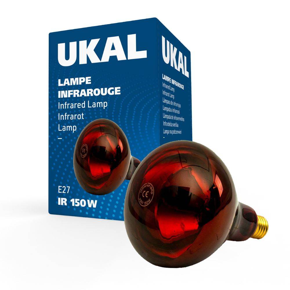 Ukal - Ampoule infrarouge 150 W rouge UKAL - Image 4