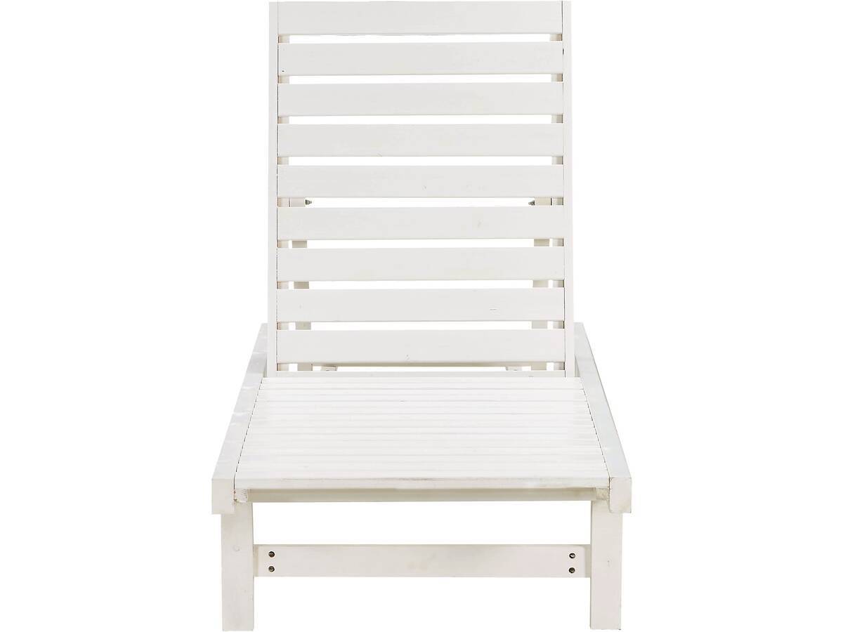 Habitat Et Jardin - Bain De Soleil En Bois "rawai" - Blanc -habitat Et Jardin - Imagen 3