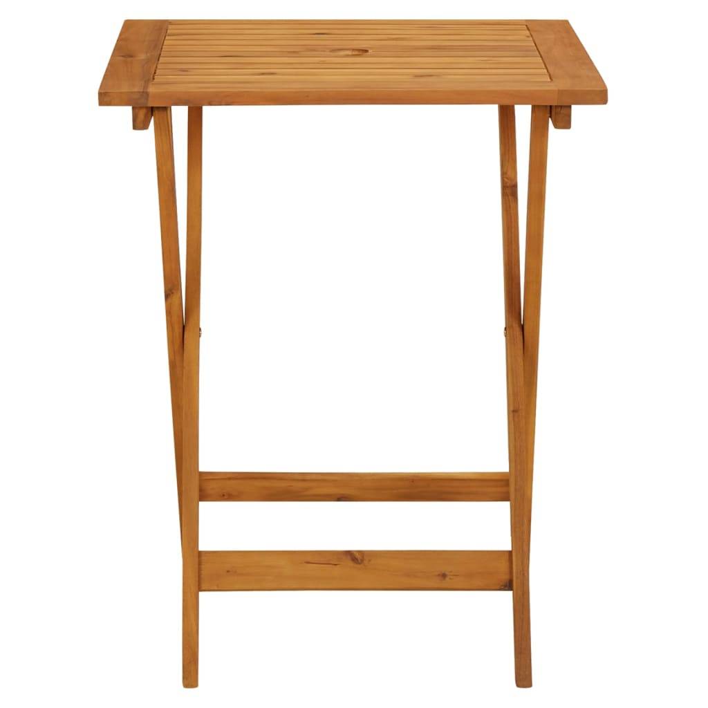 Maison Chic - Ensemble de bistro 3 pcs | Mobilier d'extérieur bleu et blanc tissu et bois massif Maison Chic - Image 6