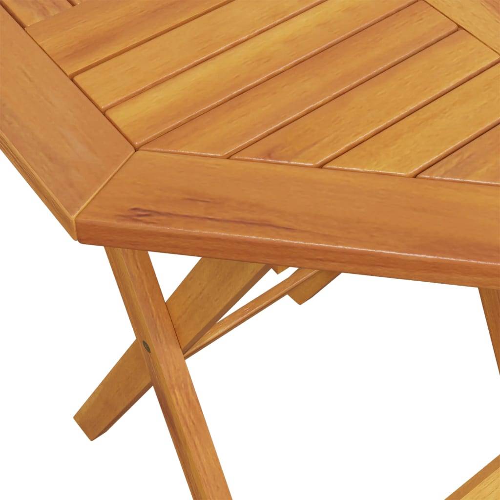 PANGIVO - Table pliable de jardin bois d'acacia massif Ø60x75 cm - PANGIVO - Image 10