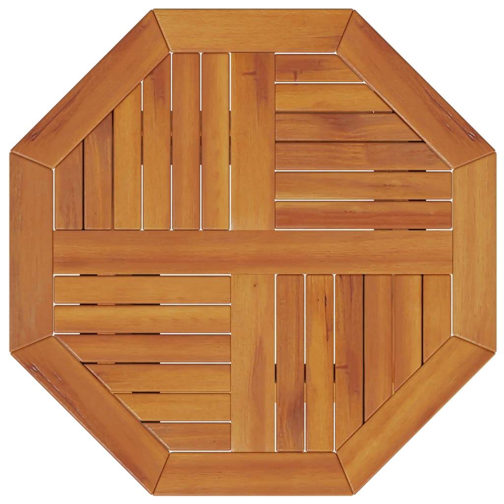 PANGIVO - Table pliable de jardin bois d'acacia massif Ø60x75 cm - PANGIVO - Image 7