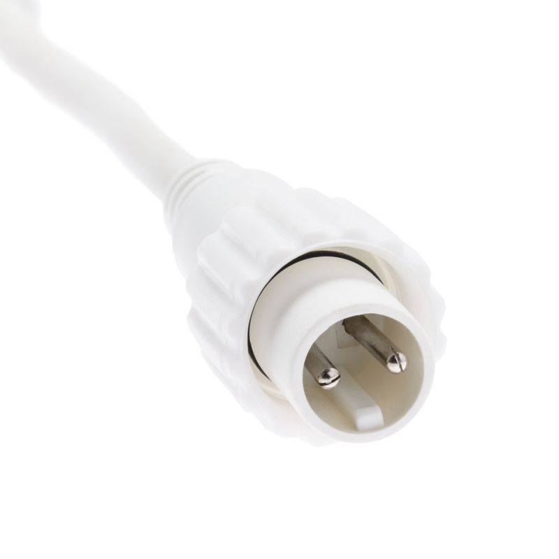 Lotti - Guirlande stalactite 3M H90cm 228 LED blanc chaud scintillant câble blanc IP67 raccordable professionnel 230V extérieur Lotti - Imagen 10