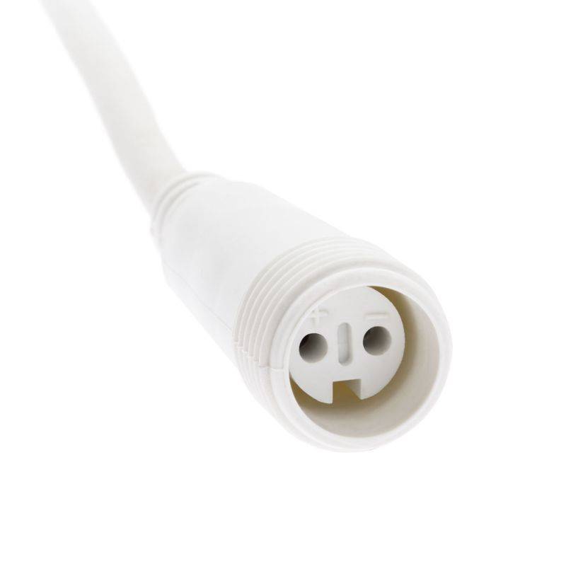 Lotti - Guirlande stalactite 3M H90cm 228 LED blanc chaud scintillant câble blanc IP67 raccordable professionnel 230V extérieur Lotti - Imagen 7